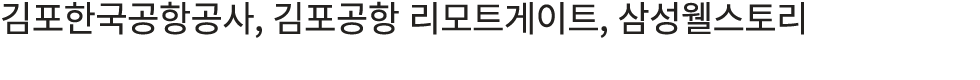 김포한국공항공사, 김포공항 리모트게이트, 삼성웰스토리